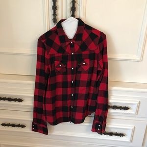 Flannel button up